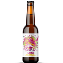 FLAMINGO - BIÈRE BERLINER WEISSE CITRON VERT HIBISCUS - 33CL